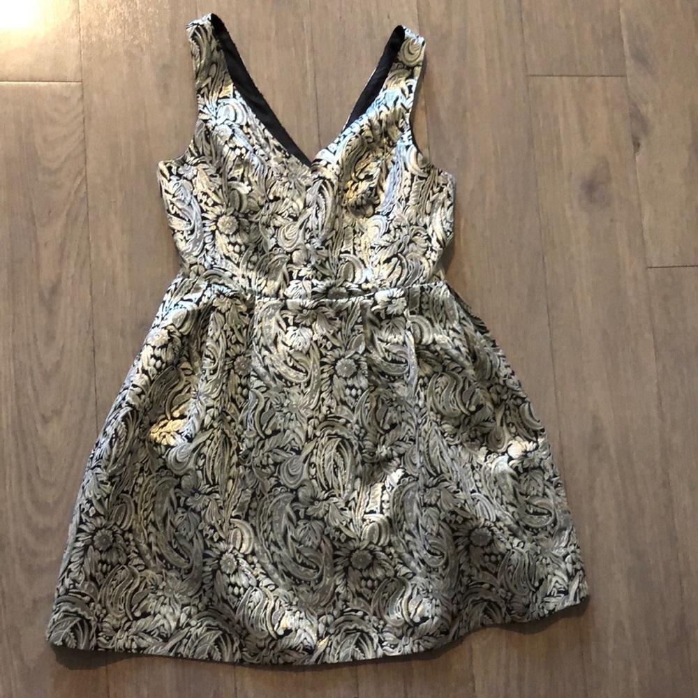 Gold and Black Holiday Dress